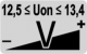 adjusting voltage switching threshold of charging (12.5V ... 13.4V)