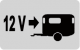 supply voltage (+12V) is permanently brought out in the socket