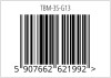 EAN code for TBM-3S-G13